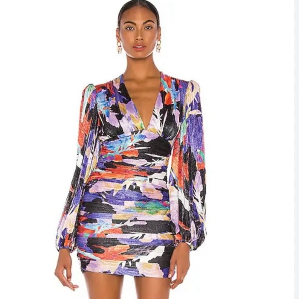 Rebecca Vallance Belladonna Long Sleeve Mini Dress